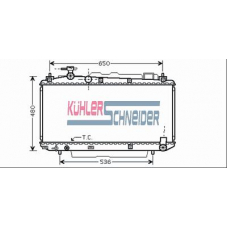 3201171 KUHLER SCHNEIDER Радиатор, охлаждение двигател