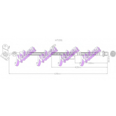 H7201 Brovex-Nelson Тормозной шланг
