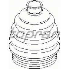 200 534 TOPRAN Пыльник, приводной вал