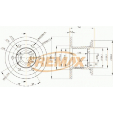 BD-4528 FREMAX Тормозной диск