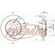 BD-3253 FREMAX Тормозной диск