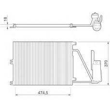 350203220000 MAGNETI MARELLI Конденсатор, кондиционер