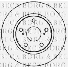 BBD5183 BORG & BECK Тормозной диск