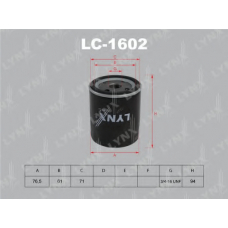 LC-1602 LYNX Фильтр масляный