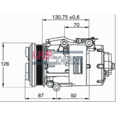 8410671 KUHLER SCHNEIDER Компрессор, кондиционер