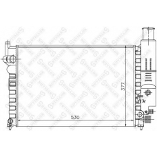 10-25083-SX STELLOX Радиатор, охлаждение двигателя