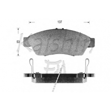 D9042 KAISHIN Комплект тормозных колодок, дисковый тормоз