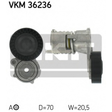 VKM 36236 SKF Натяжной ролик, поликлиновой  ремень