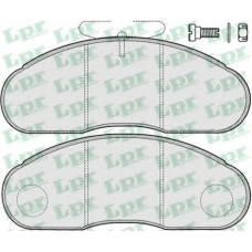 05P414 LPR Комплект тормозных колодок, дисковый тормоз