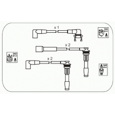 RB14 JANMOR Комплект проводов зажигания