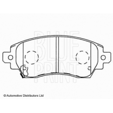 ADT342104 BLUE PRINT Комплект тормозных колодок, дисковый тормоз