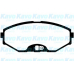 BP-6562 KAVO PARTS Комплект тормозных колодок, дисковый тормоз