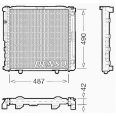 DRM17031 DENSO Радиатор, охлаждение двигателя