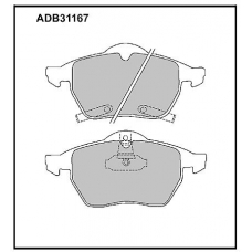 ADB31167 Allied Nippon Тормозные колодки