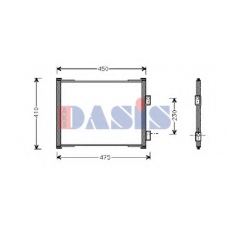 092160N AKS DASIS Конденсатор, кондиционер