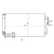 004-016-0024 LORO Конденсатор, кондиционер