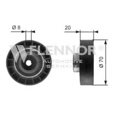 FS99501 FLENNOR Натяжной ролик, поликлиновой  ремень