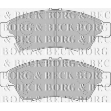 BBP1802 BORG & BECK Комплект тормозных колодок, дисковый тормоз