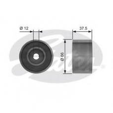 T42031 GATES Паразитный / ведущий ролик, зубчатый ремень