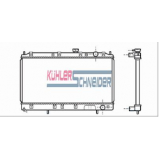 0500511 KUHLER SCHNEIDER Радиатор, охлаждение двигател