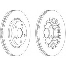 DDF2269C FERODO Тормозной диск