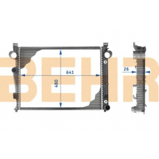 2107979 BEHR Radiator