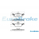 5501222551 EUROBRAKE Комплект тормозных колодок, дисковый тормоз