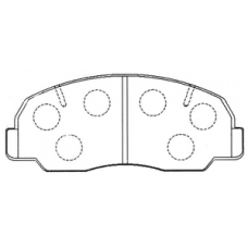 PN-1098 JNBK Колодки тормозные