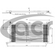 300397 ACR Конденсатор, кондиционер
