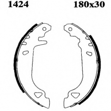 6130 BSF Комплект тормозов, барабанный тормозной механизм