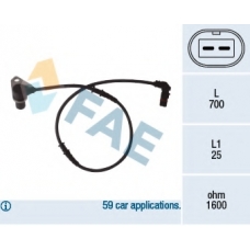 78073 FAE Датчик, частота вращения колеса