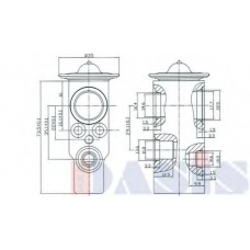 840170N AKS DASIS Расширительный клапан, кондиционер