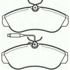 2179901 TEXTAR Комплект тормозных колодок, дисковый тормоз