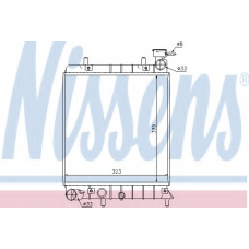 67022 NISSENS Радиатор, охлаждение двигателя