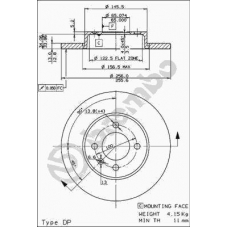 08.5149.14 BREMBO Тормозной диск