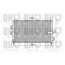 QCN587 QUINTON HAZELL Конденсатор, кондиционер