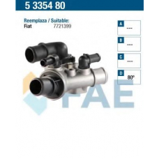 5335480 FAE Термостат, охлаждающая жидкость