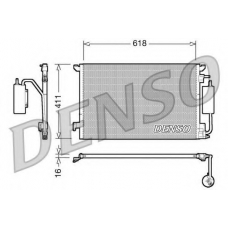 DCN20028 DENSO Конденсатор, кондиционер