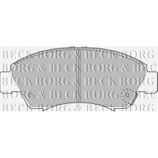 BBP1467 BORG & BECK Комплект тормозных колодок, дисковый тормоз