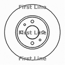 FBD307 FIRST LINE Тормозной диск