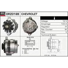 DRZ0169 DELCO REMY Генератор