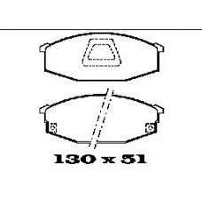 BL1149A2 FTE Комплект тормозных колодок, дисковый тормоз