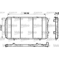 732922 VALEO Радиатор, охлаждение двигателя