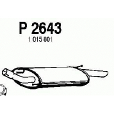 P2643 FENNO Глушитель выхлопных газов конечный