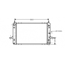 FD2120 AVA Радиатор, охлаждение двигателя