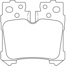 LVXL1649 MOTAQUIP Комплект тормозных колодок, дисковый тормоз
