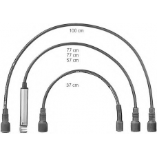 0300890584 BERU Комплект проводов зажигания