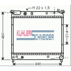 2203501 KUHLER SCHNEIDER Радиатор, охлаждение двигател