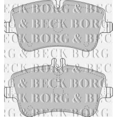 BBP1751 BORG & BECK Комплект тормозных колодок, дисковый тормоз