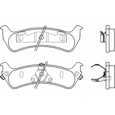 P 24 042 BREMBO Комплект тормозных колодок, дисковый тормоз